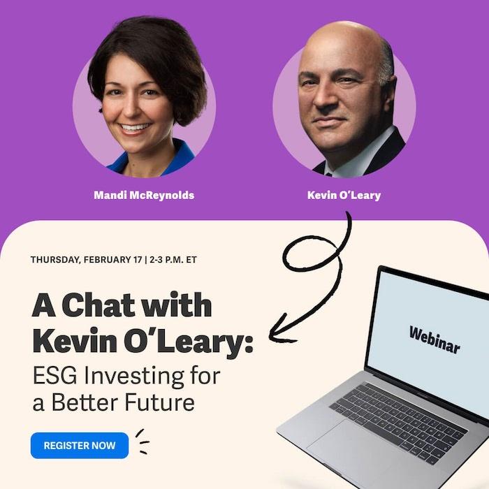 A chat with Kevin O'Leary: ESG Investing for a Better Future