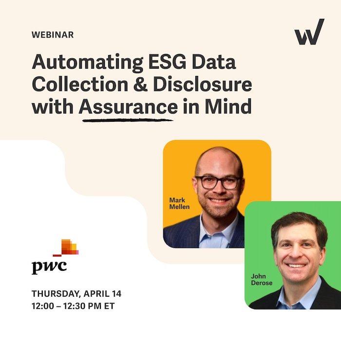 Webinar: Automating ESG Data Collection & Disclosure with Assurance in Mind.