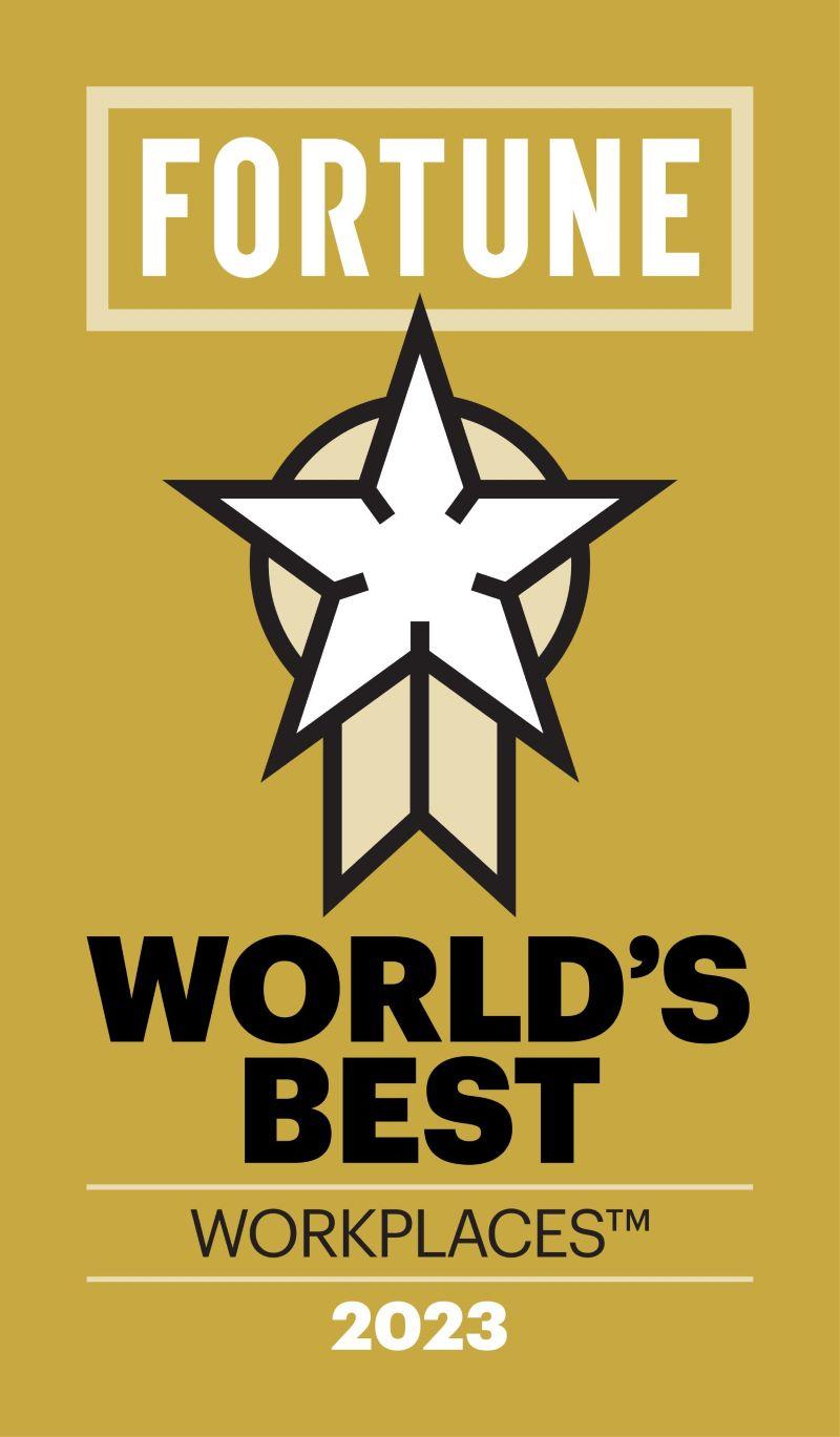 Fortune World's Best Workplaces 2023 badge.