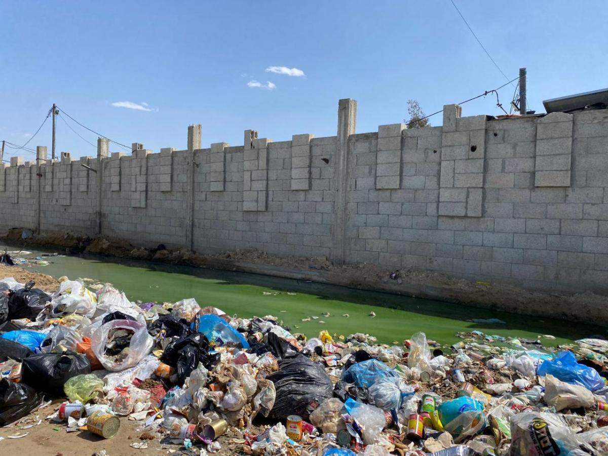 In Gaza, 75% of solid waste is dumped, with no controls or sanitation services.
