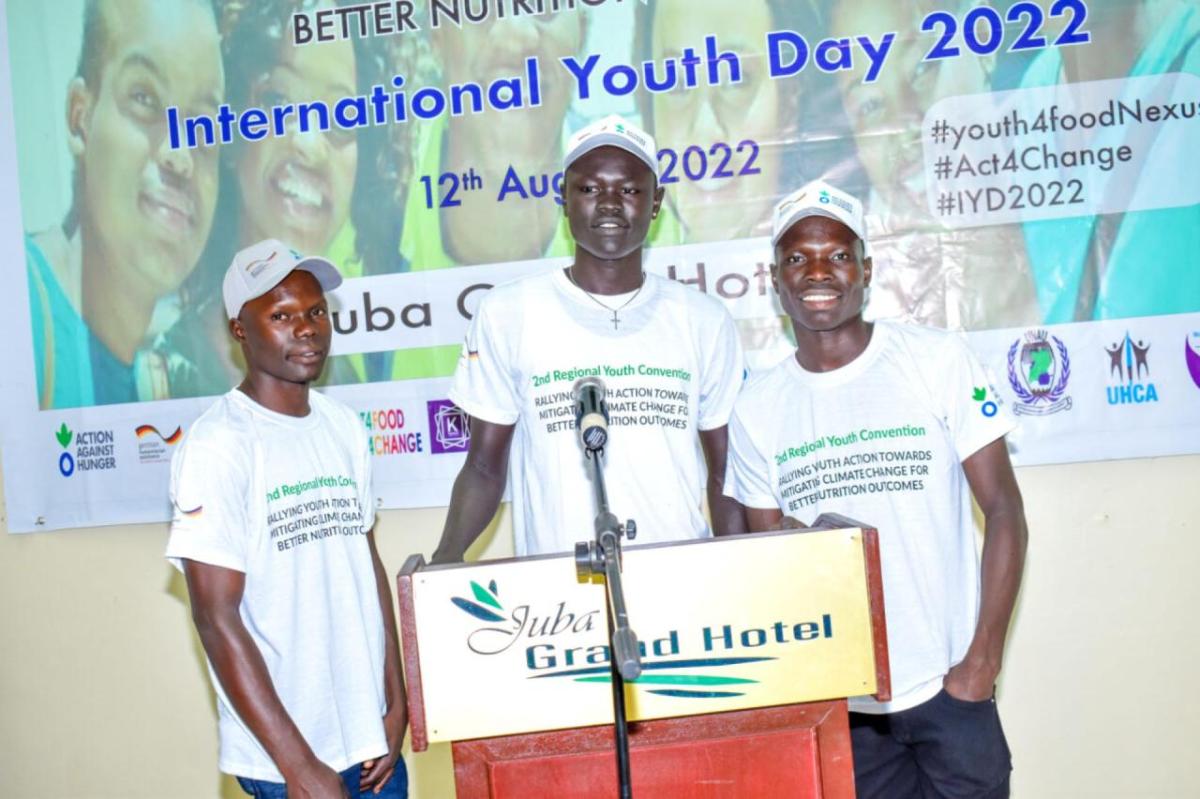Action Against Hunger's youngest activists raise awareness during International Youth Day 2022. 