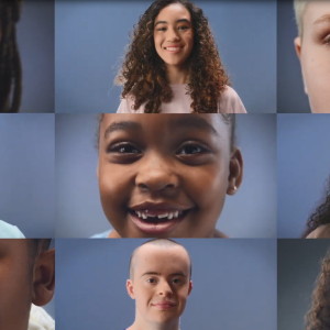 A collage of 6 children.