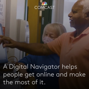 People using a touch screen 