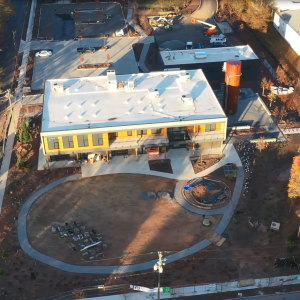 Flyover of new Trees Atlanta headquarters
