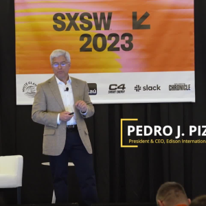 VIDEO: Pedro Pizarro speaking about the clean energy future and affordability at the 2023 SXSW Conference.