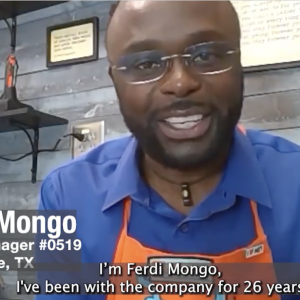 Ferdi Mongo, Store Manager.