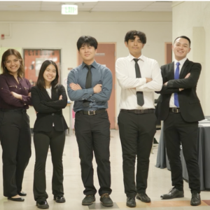 Students at U.S. Bank branch