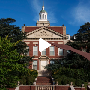 A view of the Howard University campus October 25, 2021 in Washington, DC.