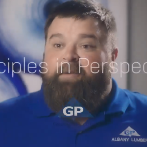 Jesse Ingram. "Principles in Perspective" and GP logo on top.