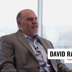 David Rabuano being interviewed.