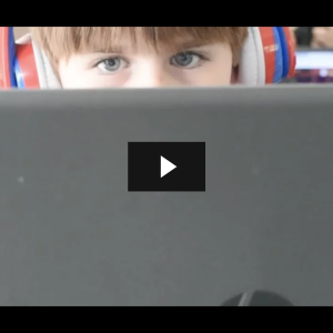 Hear Damien’s story of discovering Project 10Million during the height of the pandemic and how it’s helped him bring equitable access to learning in two New Jersey counties. Child using laptop