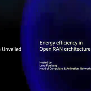 Tech Unveiled Energy Efficiency in open RAN architecture.