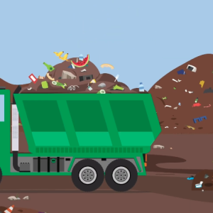 garbage truck animation