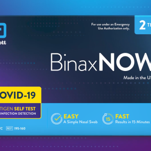 BinaxNow test kit