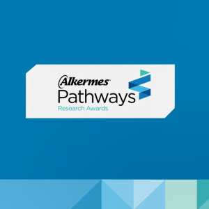 On a blue background "Alkermes Pathways Research Awards"