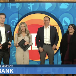 Great Day Colorado and KeyBank team members shown on Fox 31.