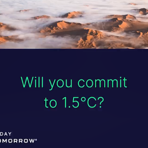 "Will you commit to 1.5 C?"