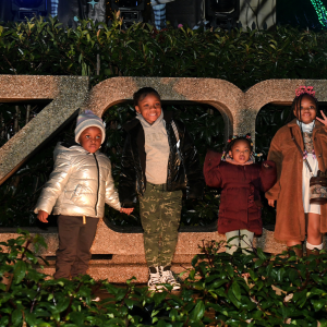 kids at ZooLights
