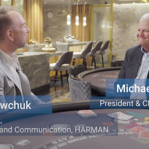 HARMAN’S President and CEO, Michael Mauser.