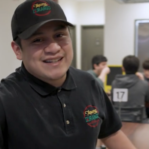 Welcoming guests at the Taqueria Durango.