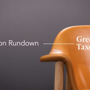 An emoty chair "Bloomberg Regulation Rundown - Green Taxonomy"