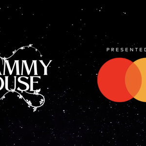 Grammy House and Mastercard logos