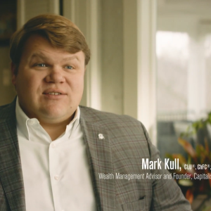 Mark Kull wearing a suit 