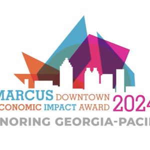 Marcus Downtown Economic Impact Award 2024. Honoring Georgia-Pacific