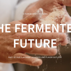 Two hands dusted with flour. "The Fermented Future".