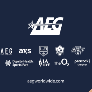 AEG and division logos