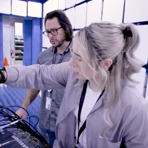 Keysight employee working 