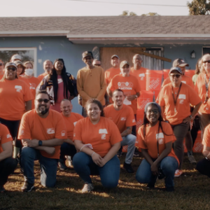 Volunteer Month: Team Depot volunteers shown.