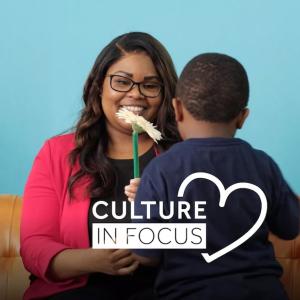 Culture in Focus - A mom shown with her son.