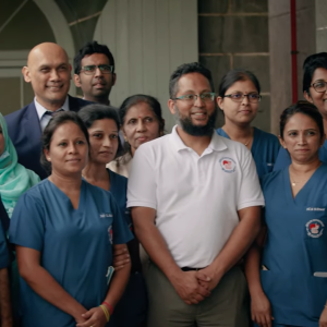 A group of medical professionals 