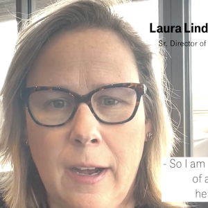 Laura Linderman Barker talking