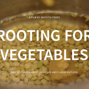 "rooting for vegetables"