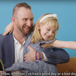 You know, whether I've had a good day or a bad day. 