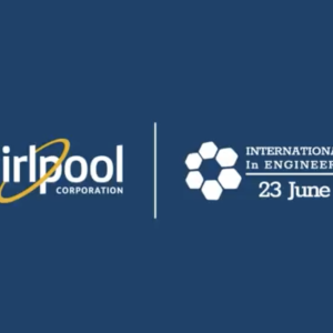 Whirlpool logo and International women in engineering day logo
