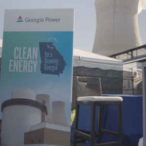 Georgia Power Clean Energy sign