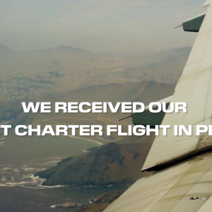 DP World First charter Flight in Peru