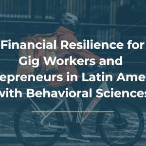 "Financial resilience for gig workers and entrepreneurs in Latin America with behavioral sciences." 