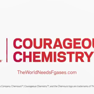 "Courageous Chemistry. Theworldneedsfgases.com" and Chemours logo