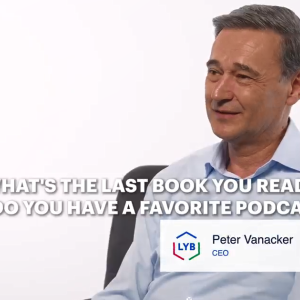 Peter Vanacker "What's the last book you read, or do you have a favorite podcast?"
