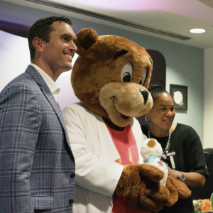 Legendary Coach Dawn Staley helps give sickle cell patients a voice with My Special Aflac Duck. 