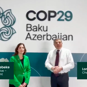 Lorenzo Simonelli and Marie Merle Caekebeke