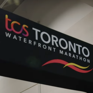 tcs TORONTO waterfront marathon banner