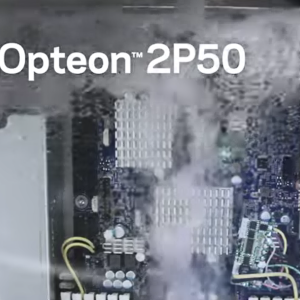 "Opteon 2P50" over a submerged computer electronic system.