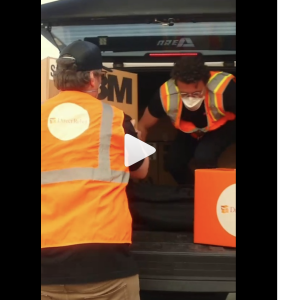 Direct Relief and 3M.