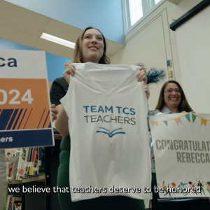 photo of people supporting Team TCS teachers