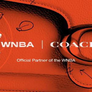 WNBA + Coach partnership graphic